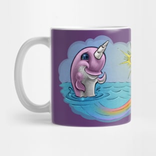 Narwhal Rainbow Sunshine Mug